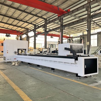 Metal tube fiber laser cutting machine